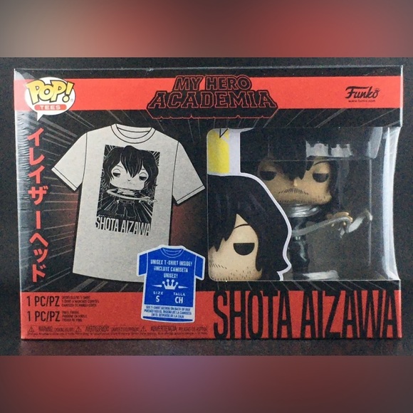 Funko Pop! Tees - My Hero Academia - Shota Aizawa Box Set T-Shirt Pack Small
